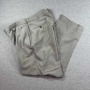 Polo Golf Ralph Lauren Wool Pleated Straight Leg Golf Pants 36 W Gray Sharkskin‎